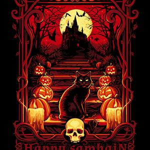 Graphic for Happy Samhain