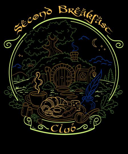 Qwertee: Second Breakfast Club