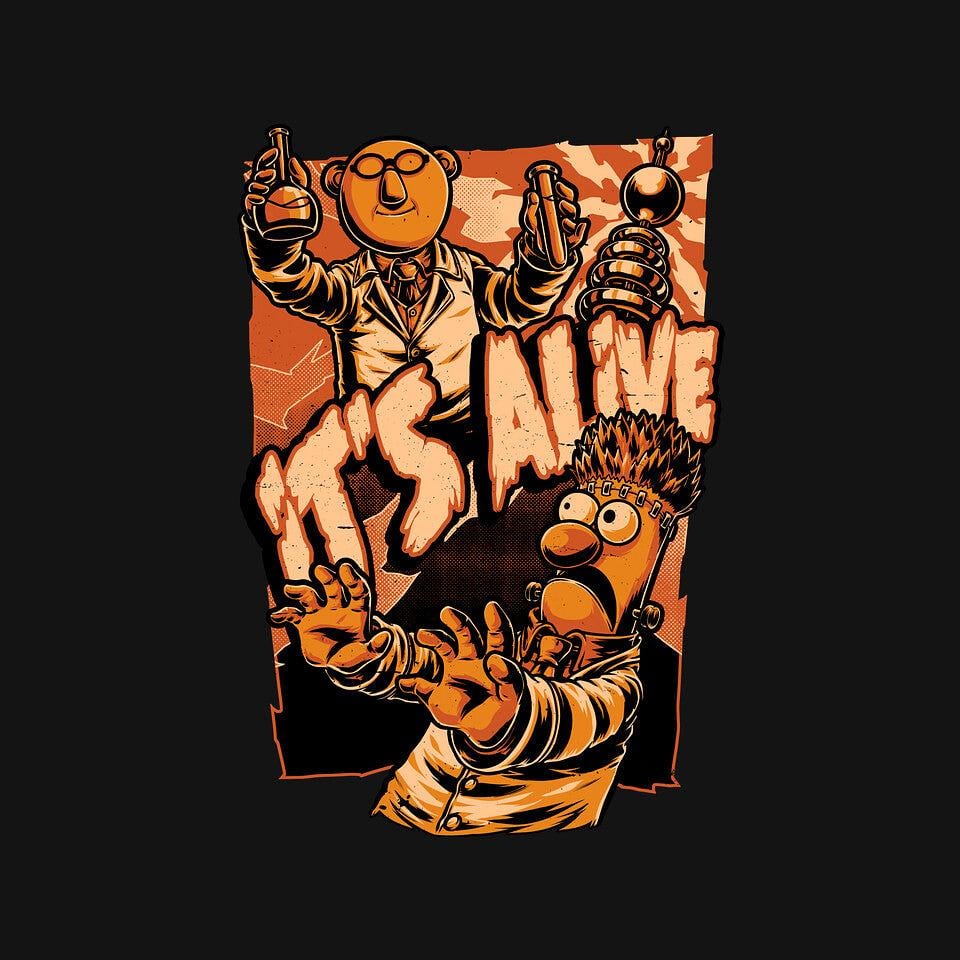 TeeFury: Puppet Science Horror