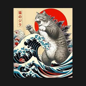Graphic for Catzilla Cat Japanese