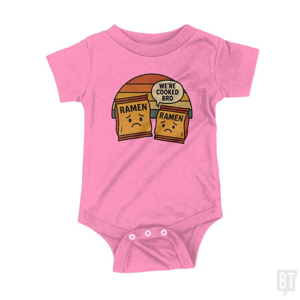 BustedTees: Ramen Noodles Baby One-Piece