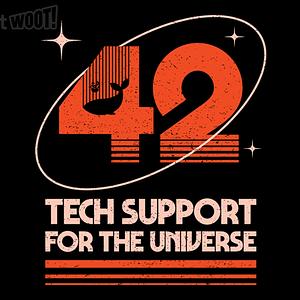 Graphic for 42 Tech Support for the Universe