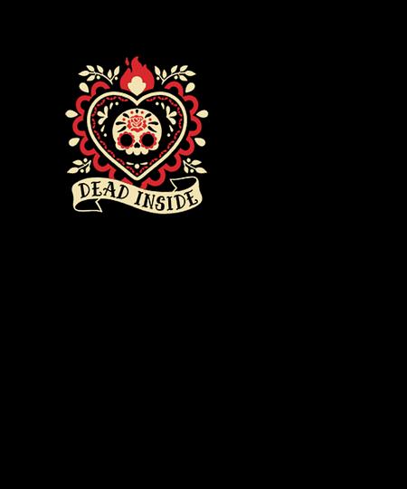 Qwertee: Dead inside sagrado corazon