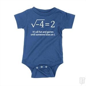 Graphic for Funny Math Baby One-Piece