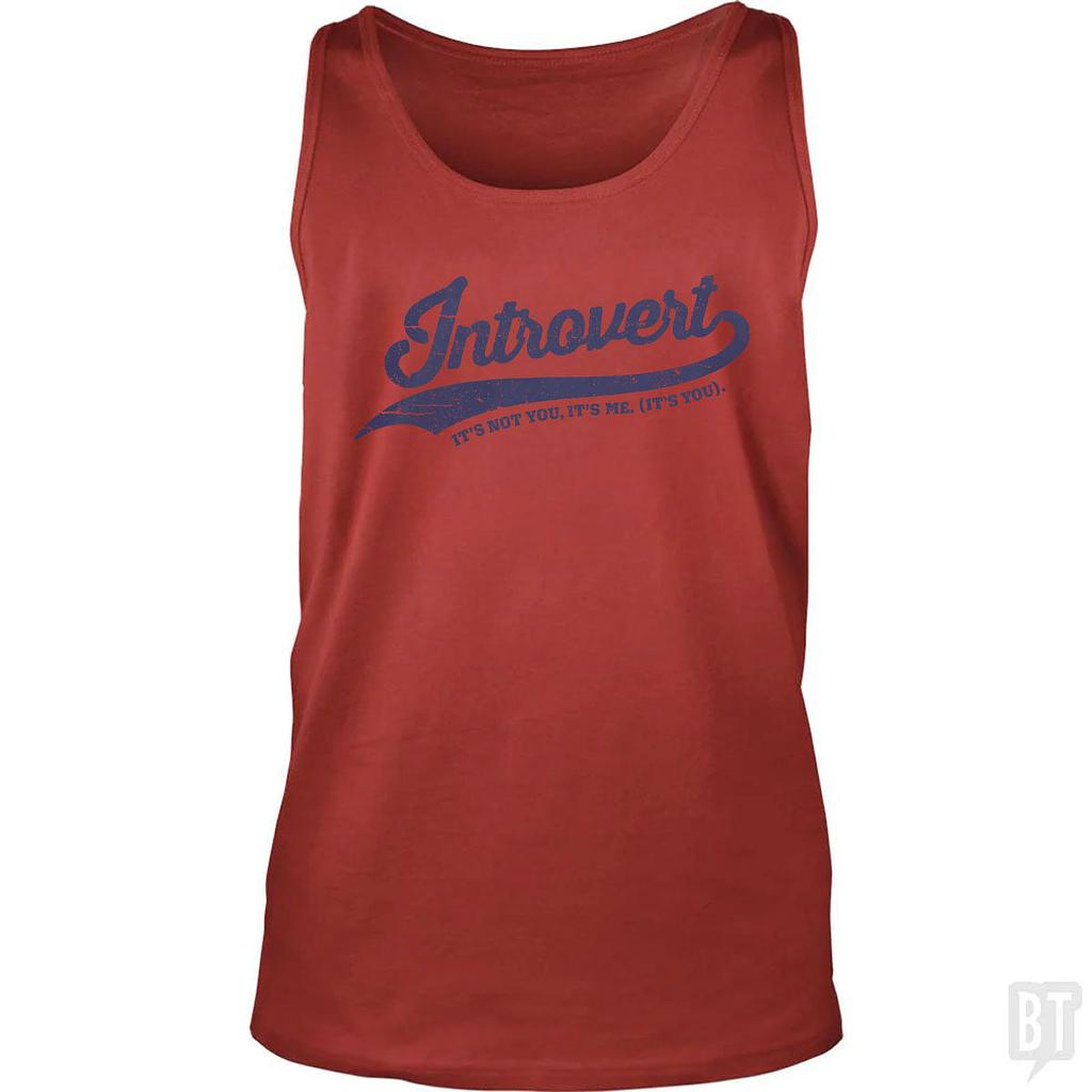 BustedTees: Introvert Tank Top