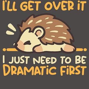 Graphic for Dramatic hedgehog