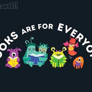 Graphic for Books are for Everyone Monster Edition