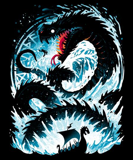 Qwertee: Jörmungandr the World Serpent