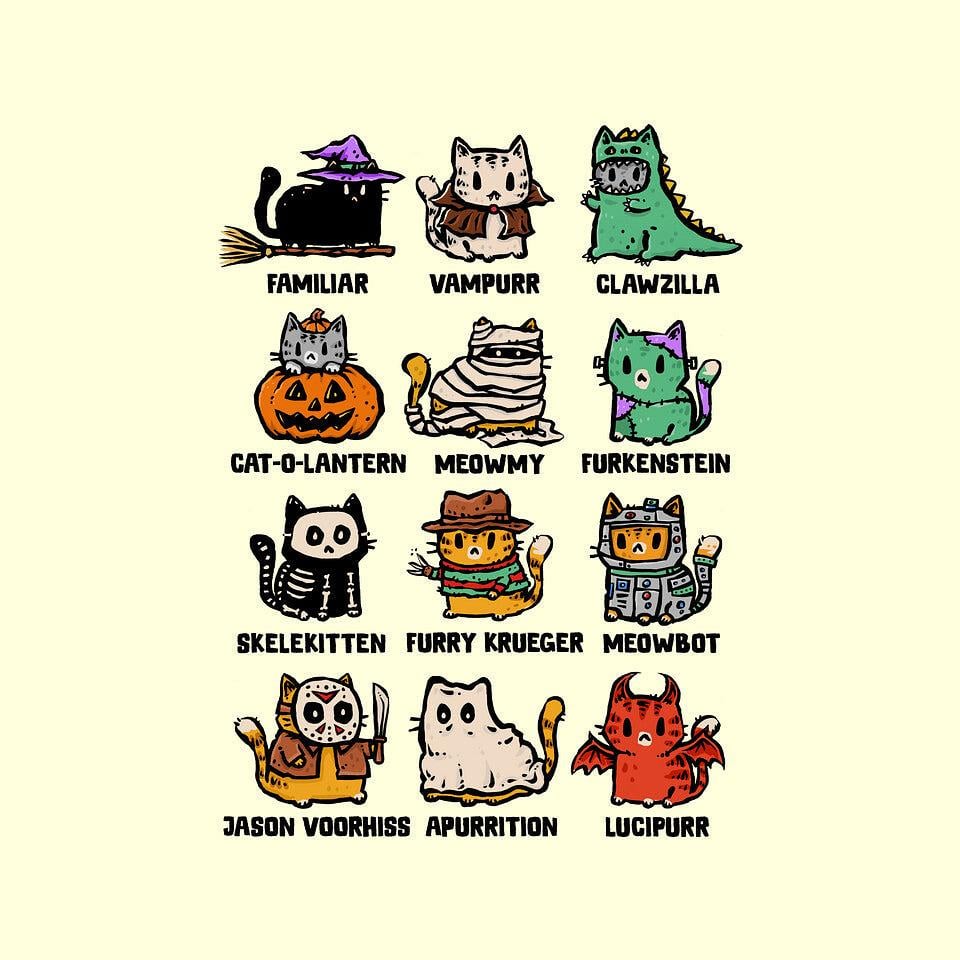 TeeFury: Trick Or Kitten