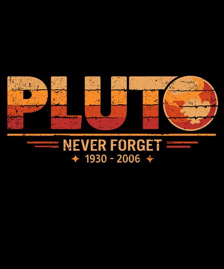 Qwertee: Never Forget Pluto