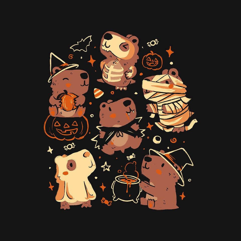 TeeFury: Spooky Capys