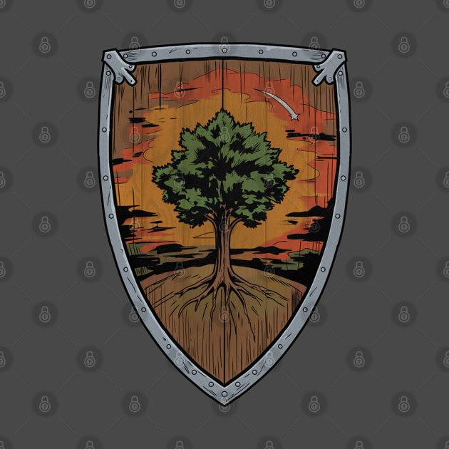 TeePublic: Ser Duncan the Tall's Shield – The Hedge Knight Sigil Fan Art
