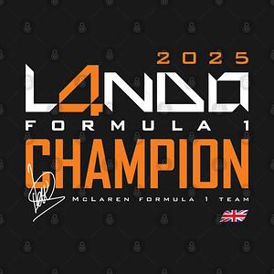 Graphic for Lando Norris 2025 Champion