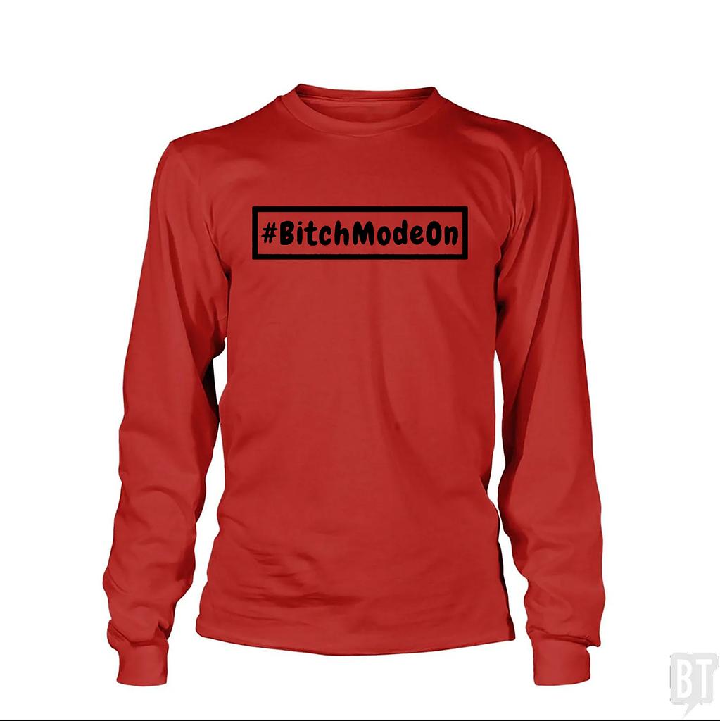 BustedTees: #BITCHMODEON Long Sleeve