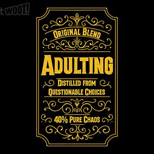Graphic for Adulting - Original Blend of Chaos