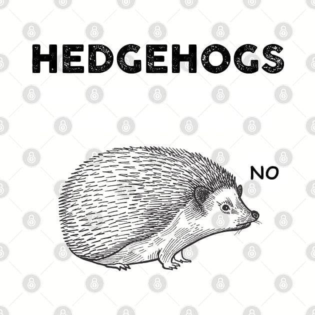 TeePublic: Hedgehogs - Why Don't They Just Share the Hedge?