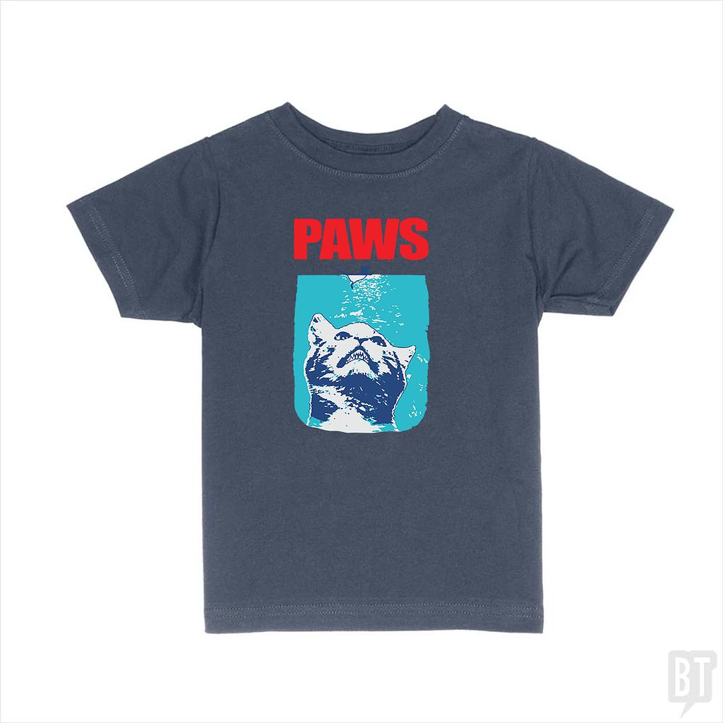 BustedTees: Paws Parody Kids Shirt