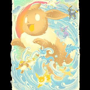 Graphic for Great Wave Eeveelutions