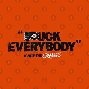 Graphic for Puck Everybody Ignite The Orange Philadelphia Flyers Hockey