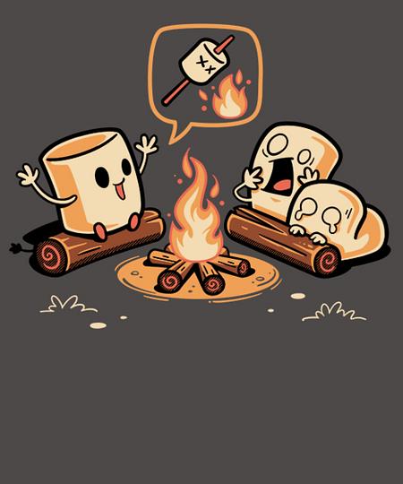 Qwertee: Marshmallow Scary Story