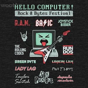 Graphic for Hello Computer Rock & Bytes Festival