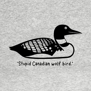 Graphic for Heated Rivalry Loon Canadian Wolf Bird