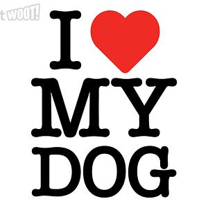 Graphic for I Heart My Dog