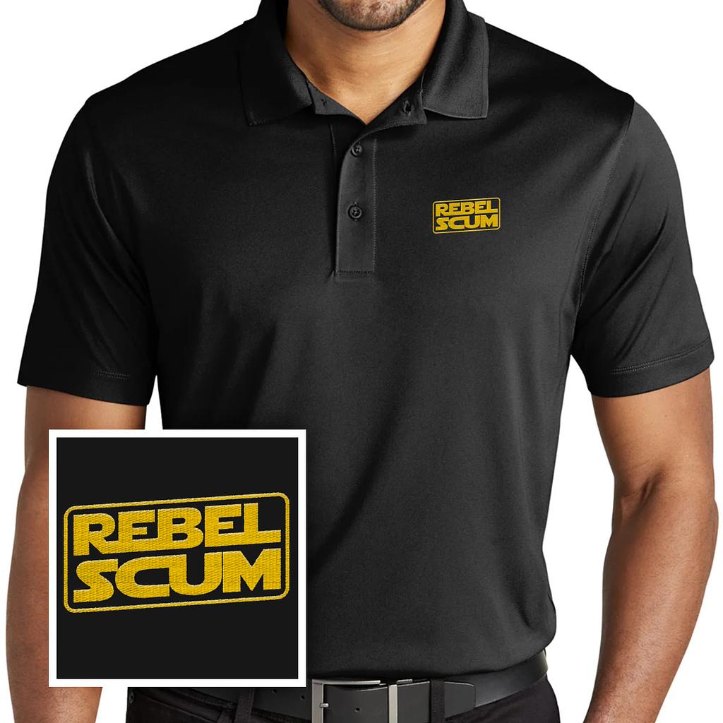 BustedTees: Rebel Scum Polo Shirt