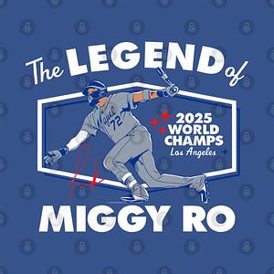 Graphic for Dodgers Miguel Rojas World Series 2025