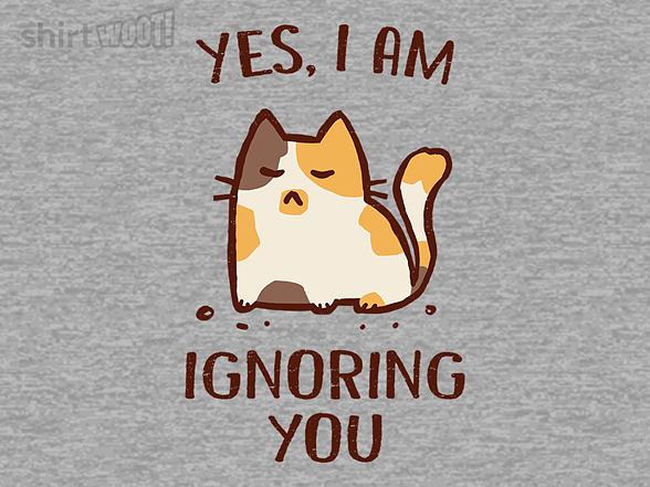 Woot!: Yes, I Am Ignoring You