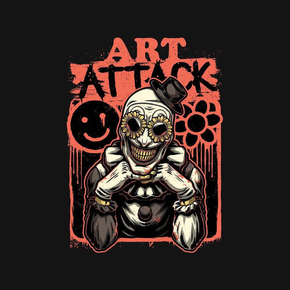 TeeFury: Clown Art TV Show