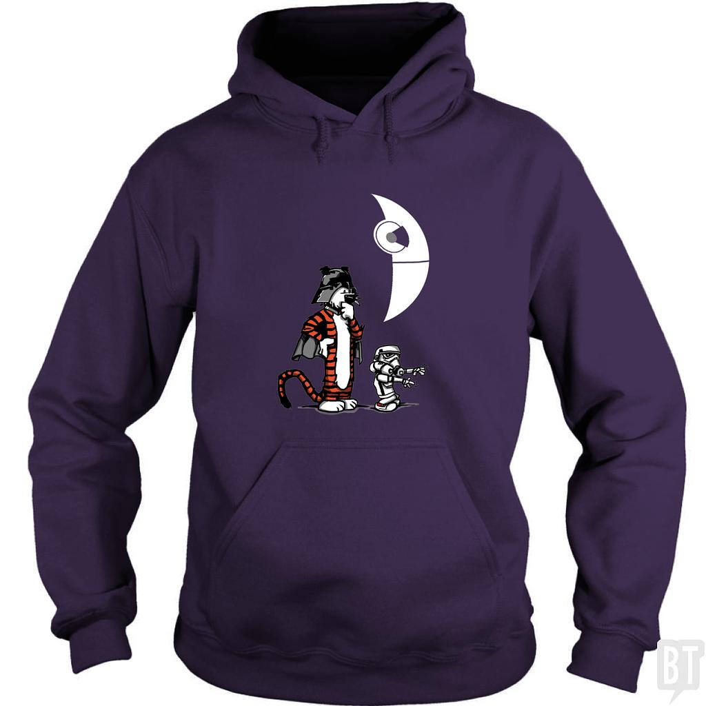 BustedTees: Darth Hobbes and Calvin Trooper Hoodie