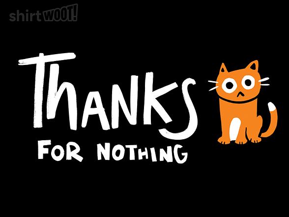 Woot!: Thanks - For Nothing