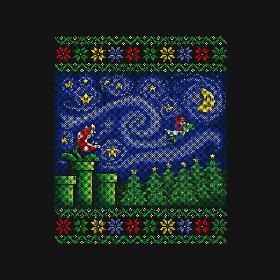 TeeFury: Starry Christmas Flight