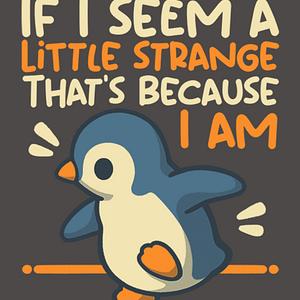 Graphic for A little strange penguin