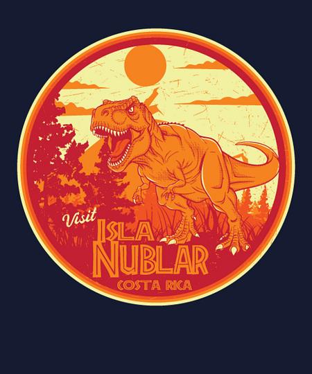 Qwertee: Visit Isla Nublar