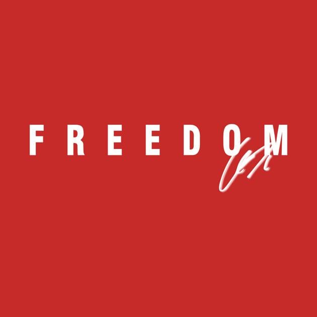 TeePublic: Freedom Charlie- Kirk In October We Wear Red