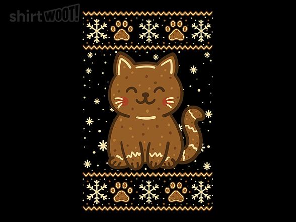 Woot!: Gingerbread Cat Sweater