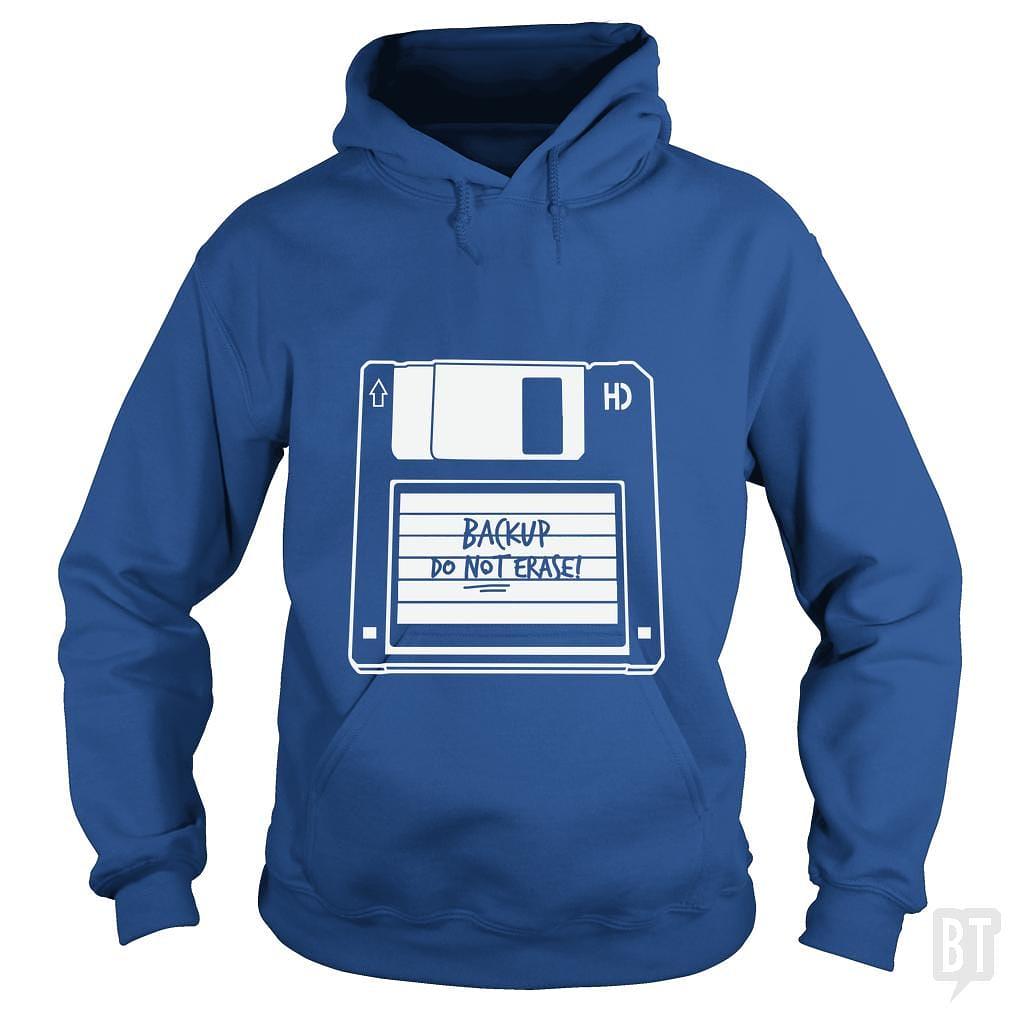 BustedTees: Backup Floppy Hoodie