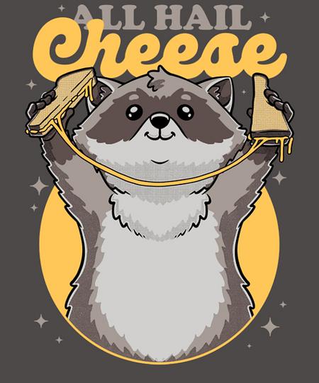 Qwertee: Raccoon Grilled Cheese