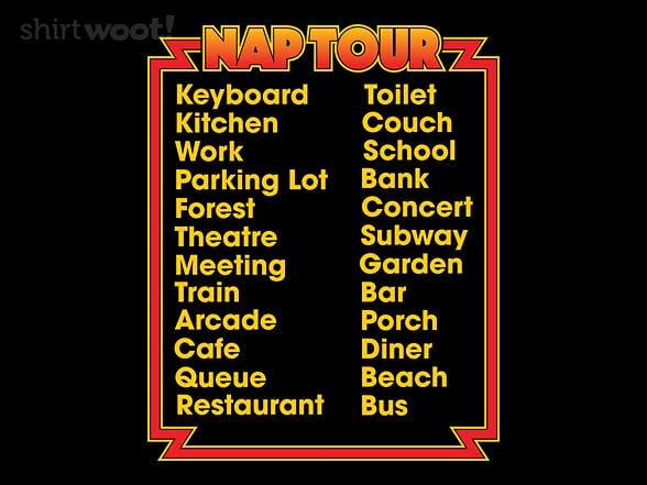 Woot!: Nap tour