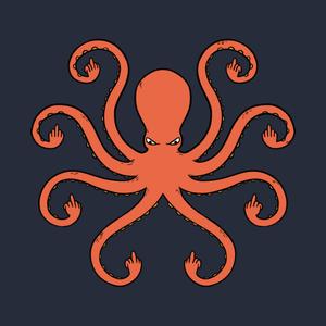 Graphic for Octopus middle Fingers