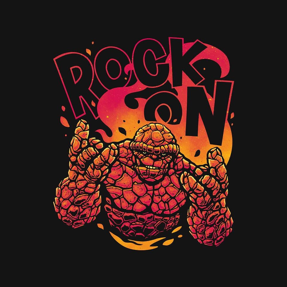TeeFury: Rock On Thing