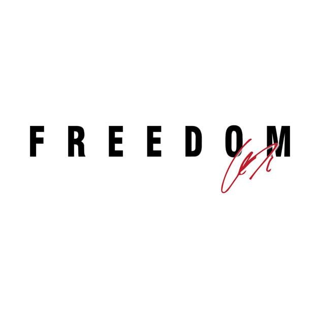 TeePublic: Freedom Charlie-Kirk Signature