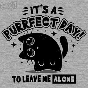 Graphic for It's A Purrfect Day To Leave Me Alone