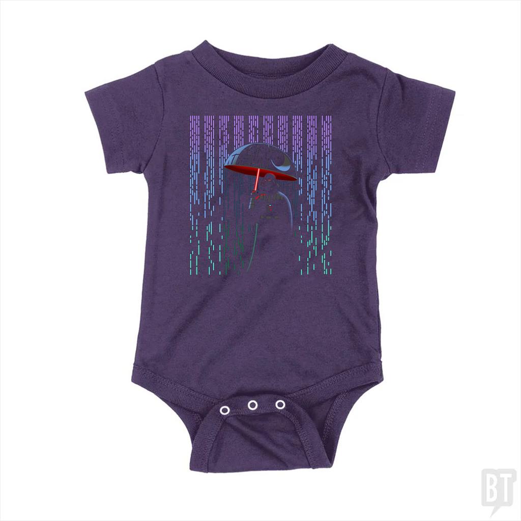 BustedTees: Sith In The Rain Baby One-Piece
