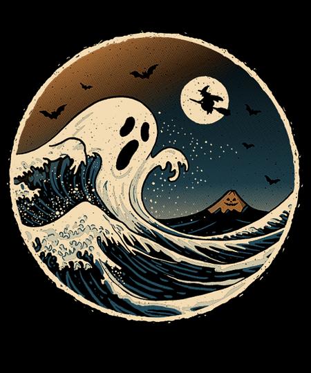 Qwertee: The Spooky Wave
