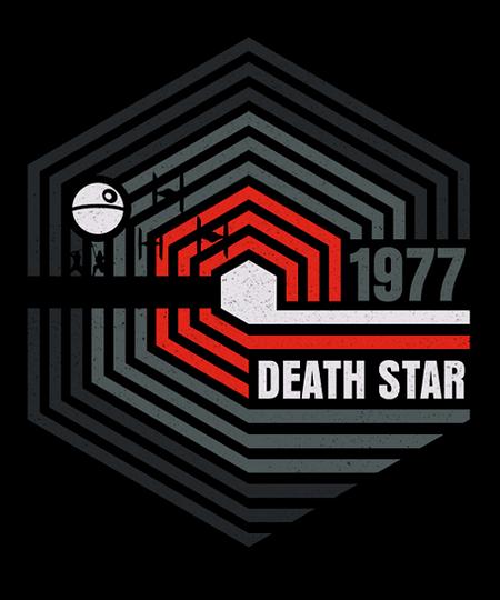 Qwertee: Retro Death Star