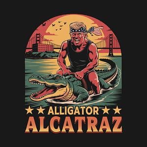 Graphic for Alligator Alcatraz USA