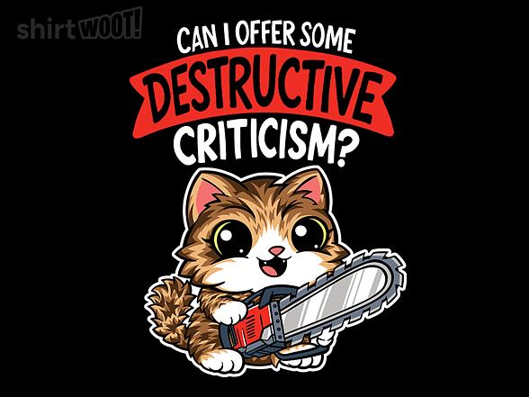 Woot!: Destructive Criticism